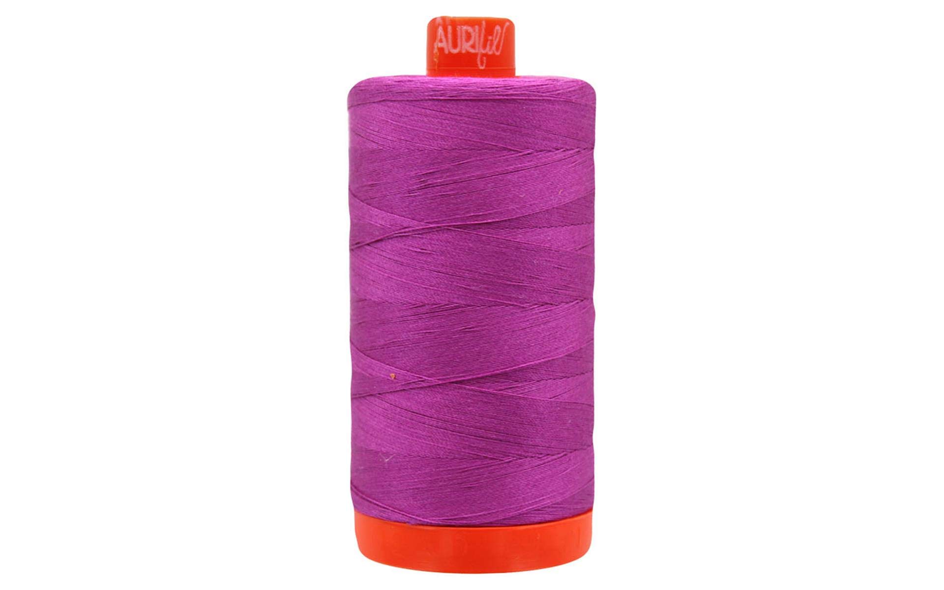 Aurifil Mako Cotton Thread Solid 50wt 1422yds Magenta, 1,422 yards