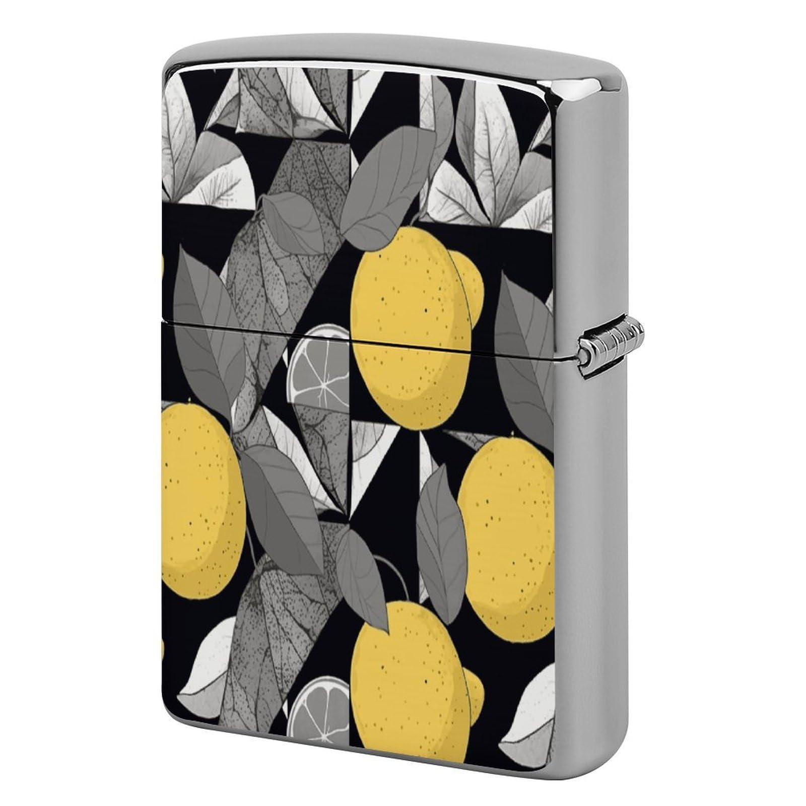 Fekiloot Style Geometric Lemon Pattern Lighter Case Cover Lighter Holder