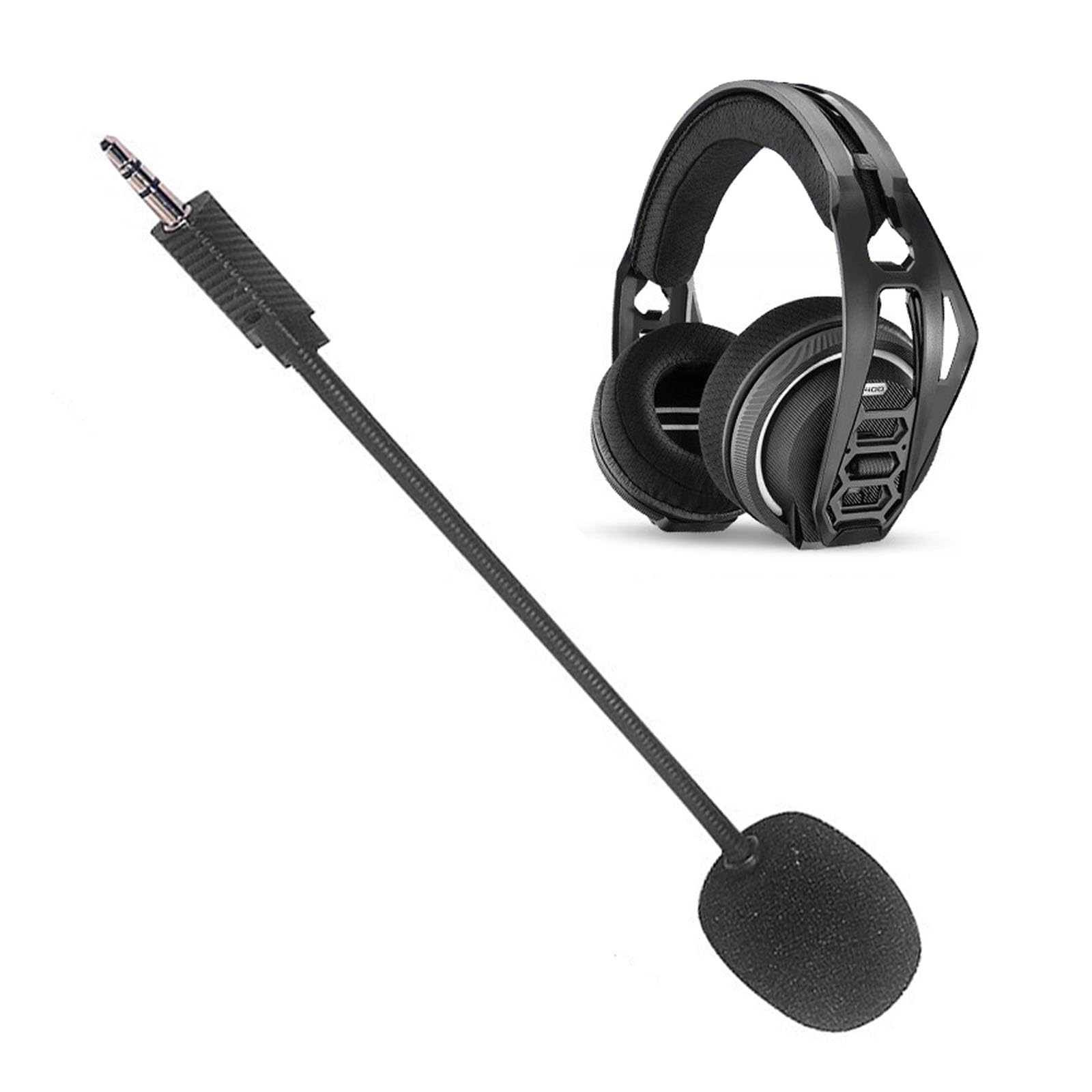 Improved Sound 3.5mm Microphone Boom Attachment for Rig400 Headphones Microphone Boom for Online Gaming