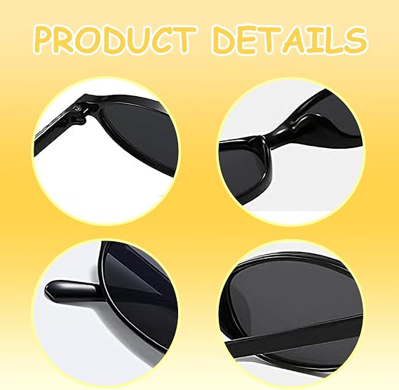 6 PCS Oval Sunglasses Womens Sunglassess, Sun Glasses Women's