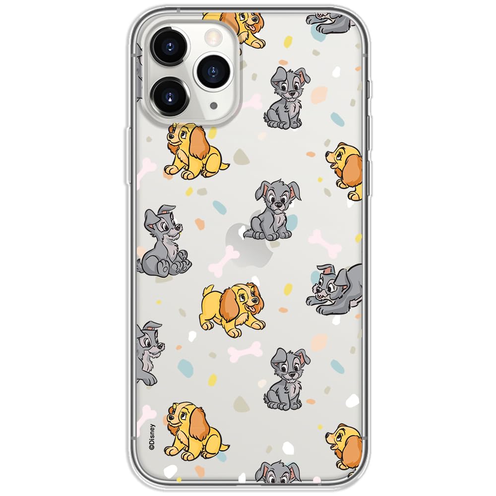 ERT GROUP mobile phone case for Apple Iphone 11 PRO MAX original and officially Licensed Disney pattern Lady and the Tramp 002 optimally adapted to the shape of the mobile phone, partially transparent
