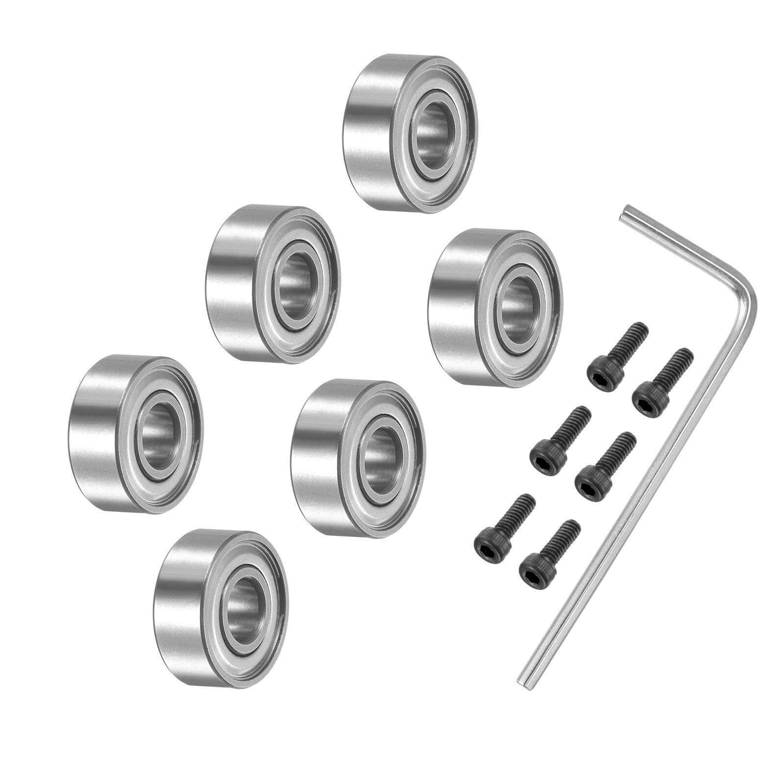 Roulements 3/16 ID 1/2 OD pour réparer et guider les axes rotatifs