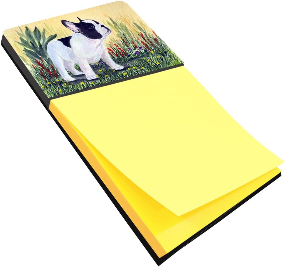 Caroline's Treasures SS8109SN French Bulldog Refillable Sticky Note Holder or Postit Note Dispenser, 3.25 by 5.5", Multicolor