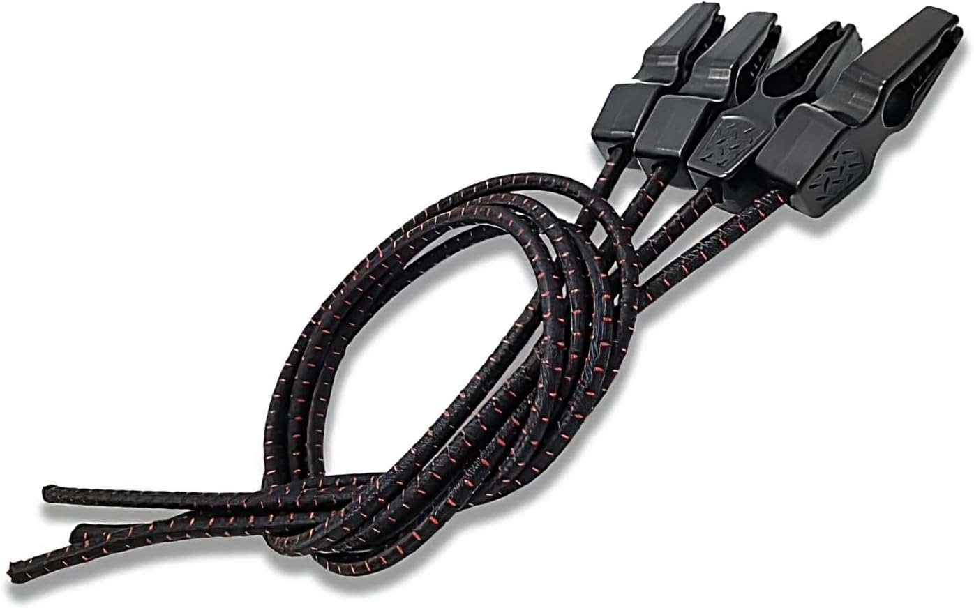 FILBA Pack de 4 Tendeurs Élastiques Magma. Porte-Vélos, Oeillets, Auvents, Toiles, Panneau de signalisation.Longueur Réglable. Résistance 70Kg Longueur 50cm.