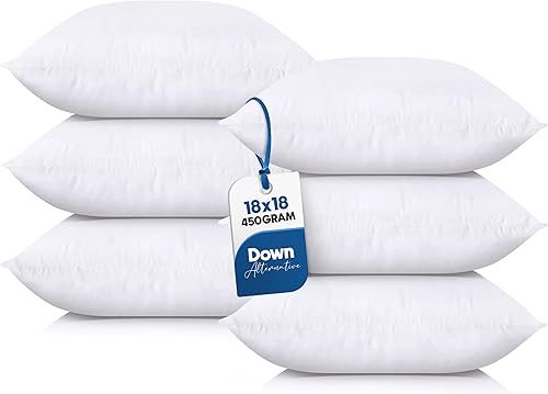 Miniatura 17 de Utopia Bedding - Relleno de almohadas decorativas (juego de 24, color blanco), almohadas de 16 x 16 pulgadas para sofá, cama y sofá de relleno
