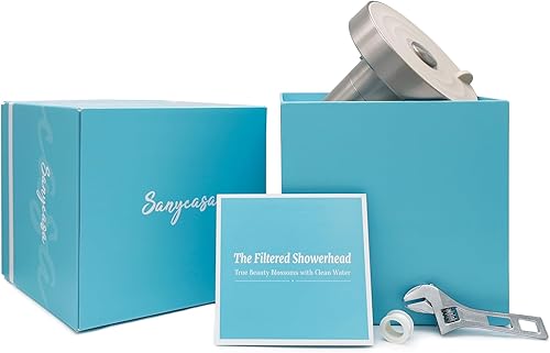 Miniatura 7 de Filtro de ducha para cabezal de ducha de belleza, filtro KDF-55 recomendado por dermatólogos para suavizar el agua dura, mejora el cabello y la piel