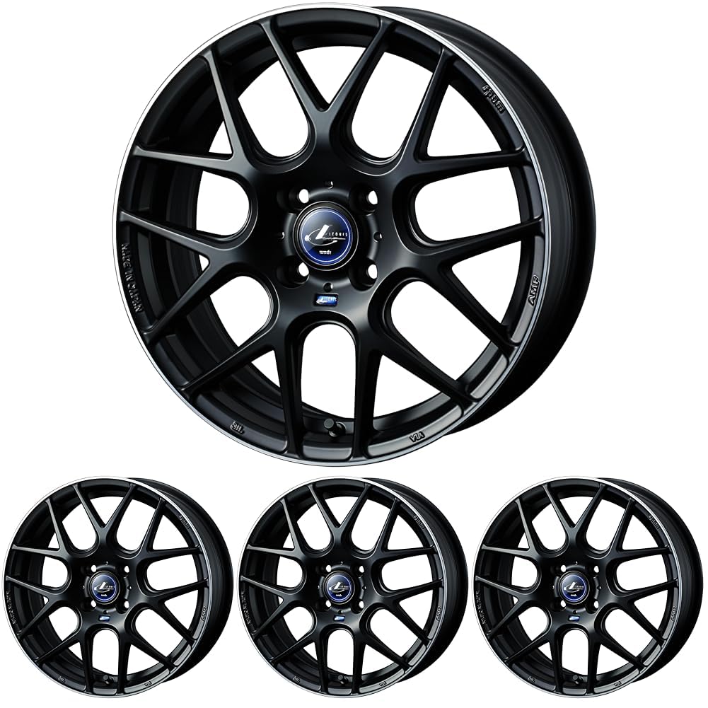 Amazon.co.jp: Weds LEONIS NAVIA 06 15インチ 4H PCD100 4.5J +45 MBP 
