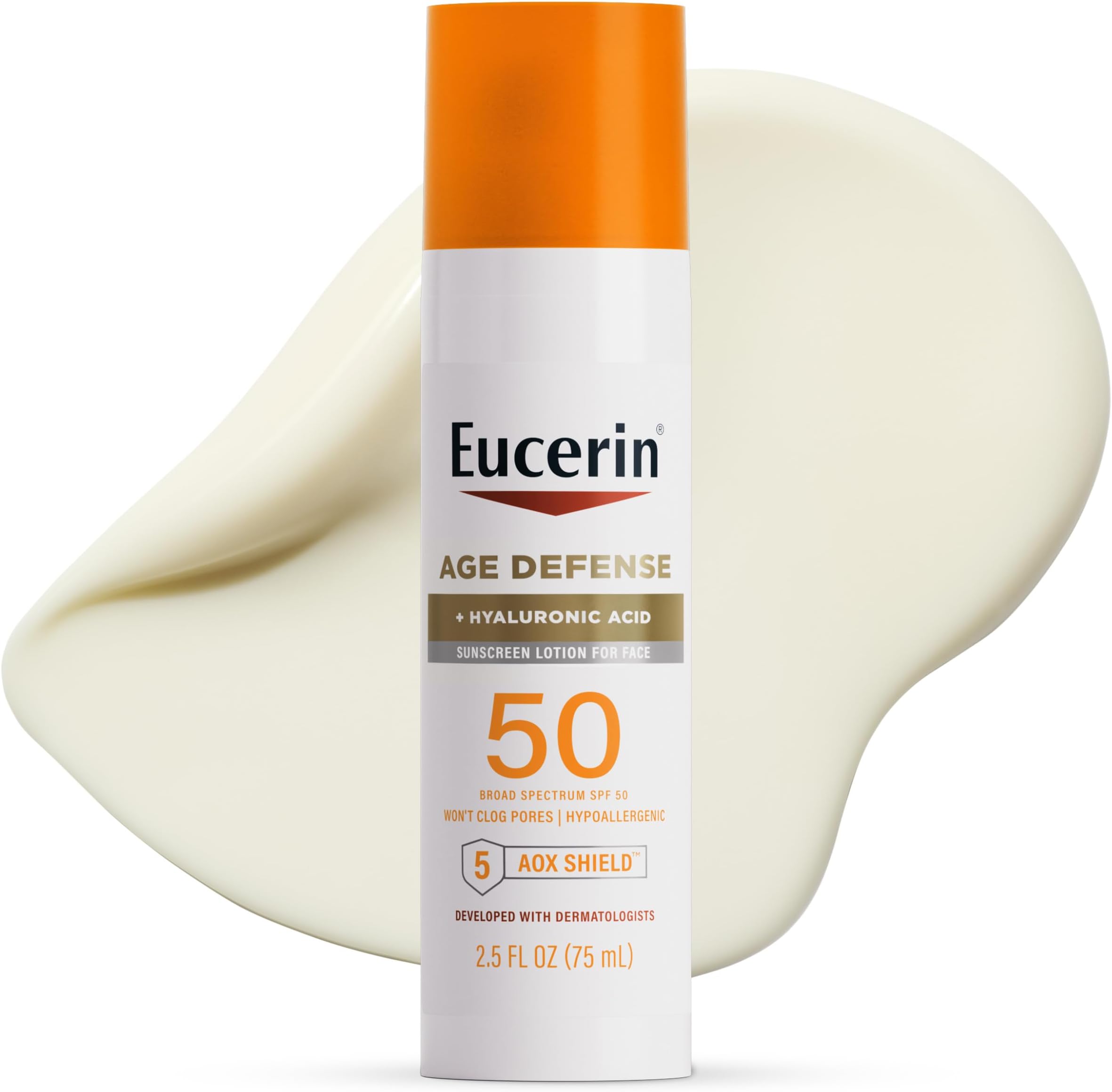 Sun Age Defense Face Sunscreen Lotion SPF 50, 2.5 FL OZ