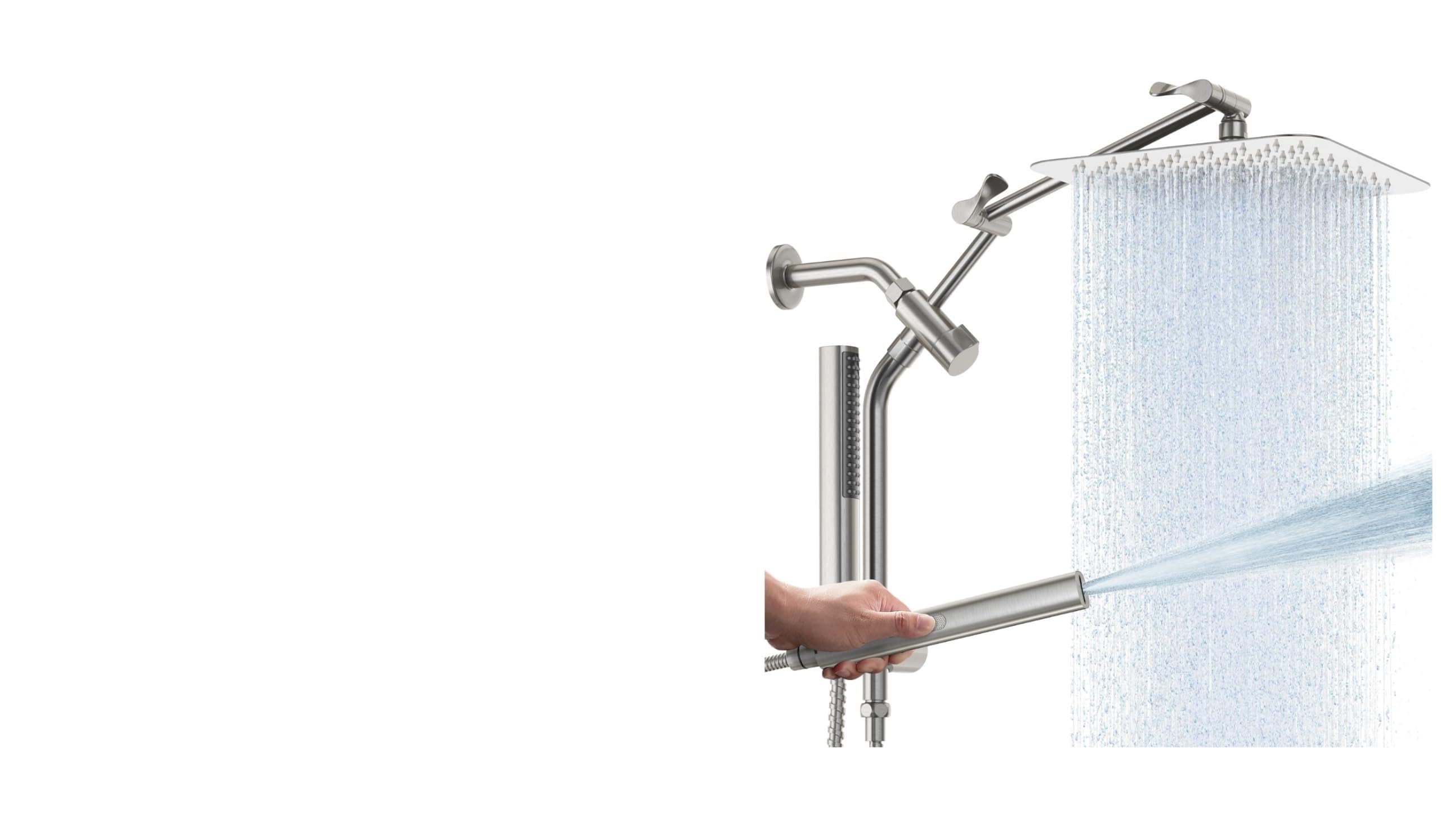 Veken Shower Caddy All Metal Shower Head