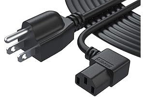 12Ft 3 Prong TV Amp AC Power Extra Long Cord