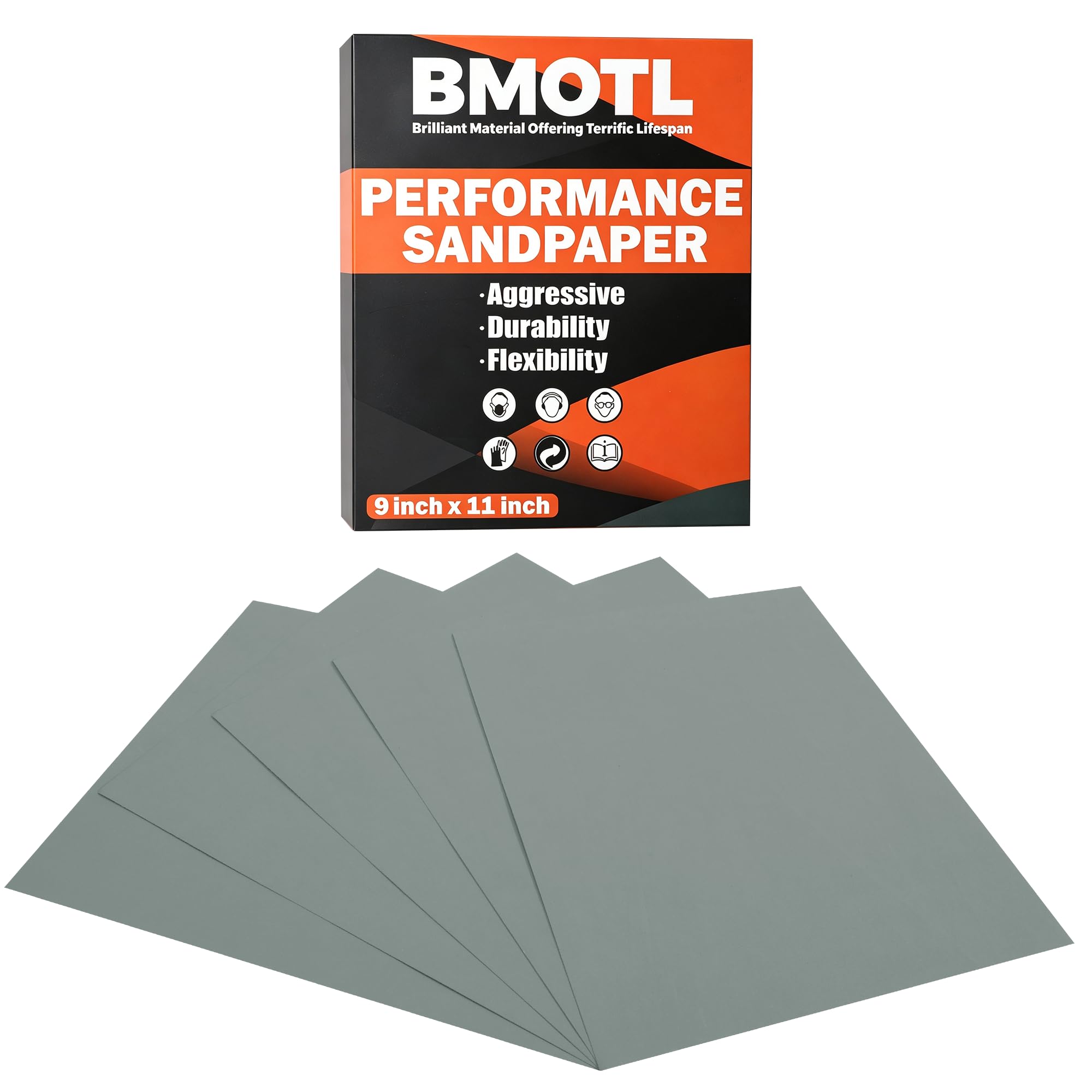 Sandpaper Sheets Assortment - 42 Pcs, 120-5000 Grit -17 Sandpaper Sheets Assortment - 42 Pcs, 120-5000 Grit -17