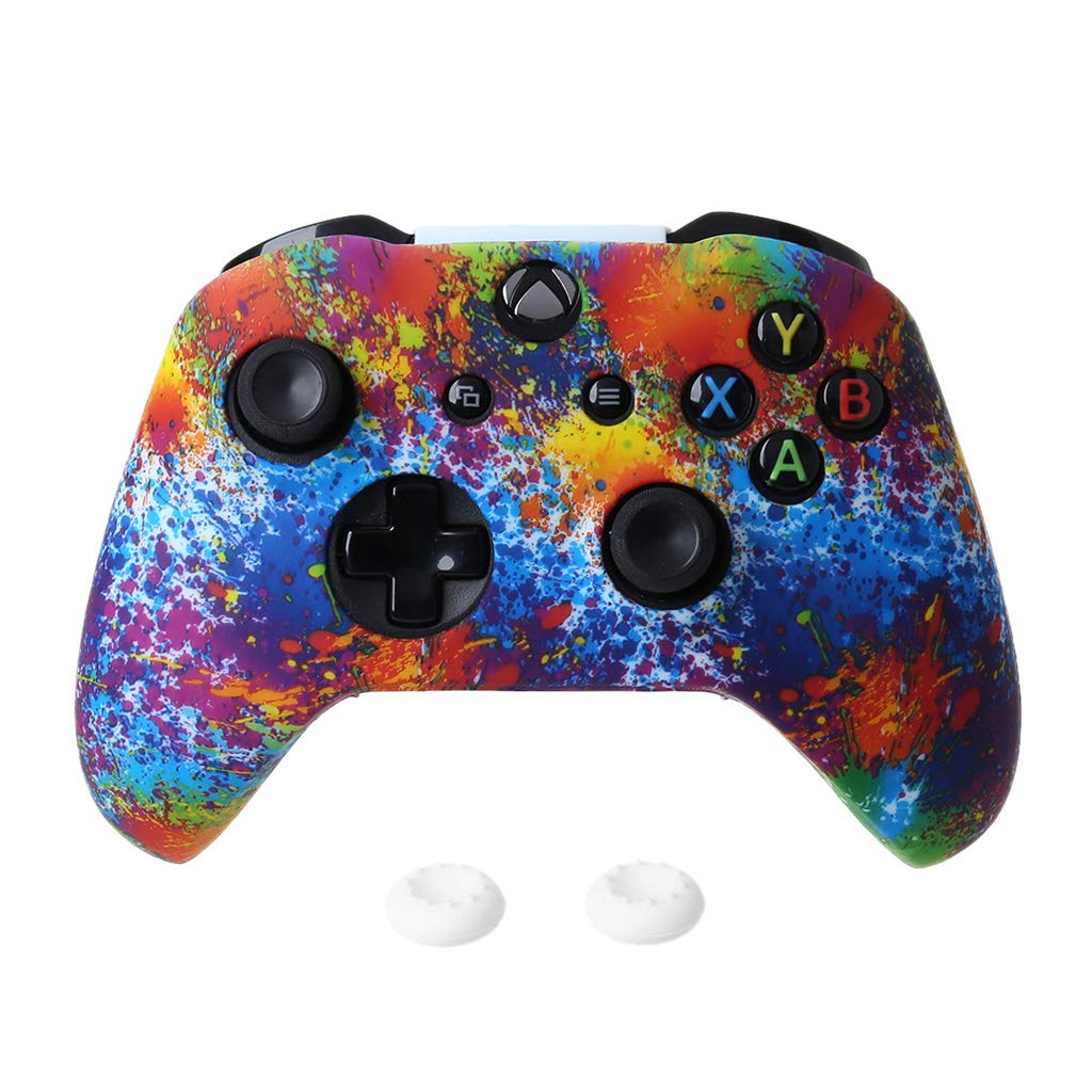 1 Set Custodia Protettiva in Silicone per impugnature per Controller di Gioco Xbox One X S.