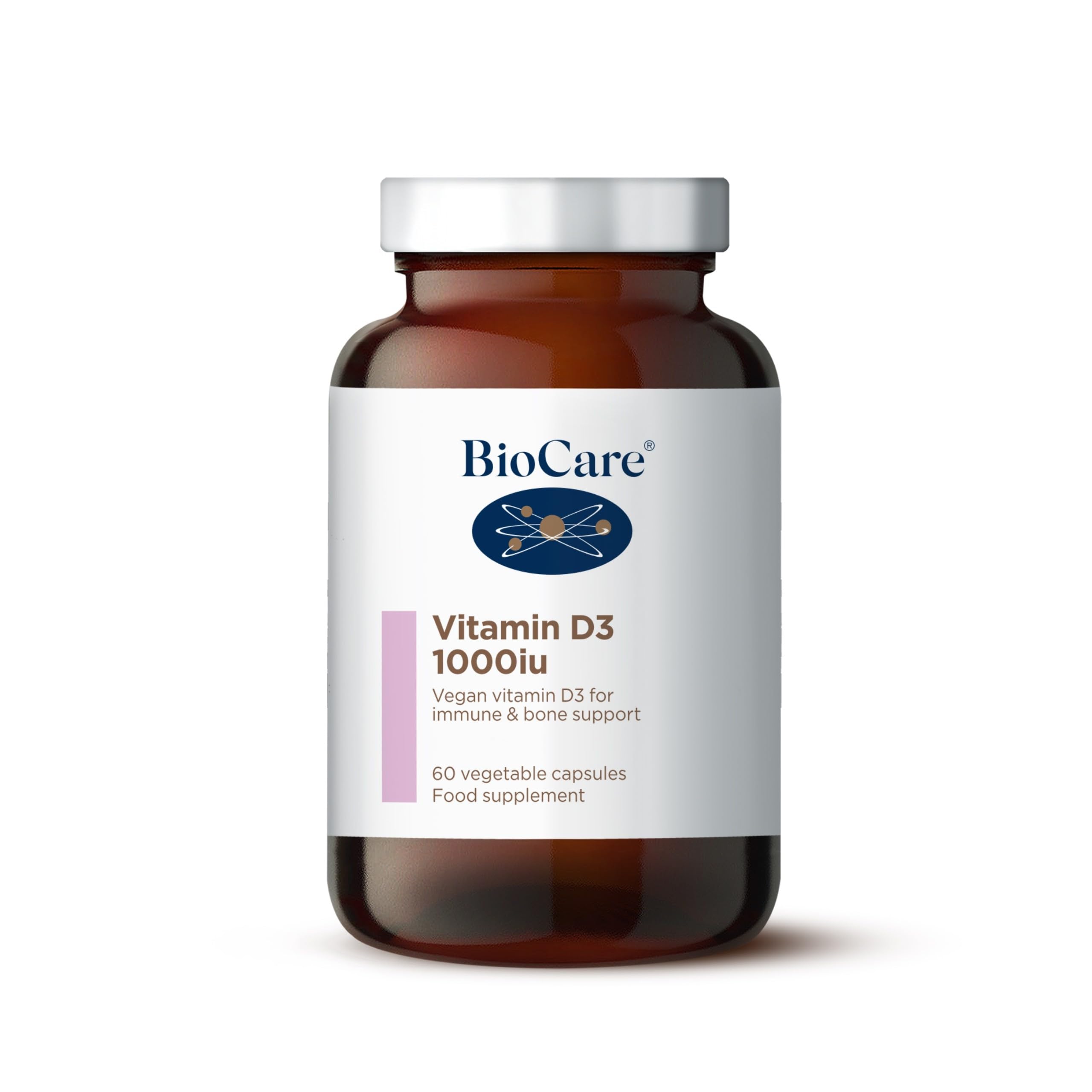 BioCare Vitamin D3 1000iu, 60 Capsules