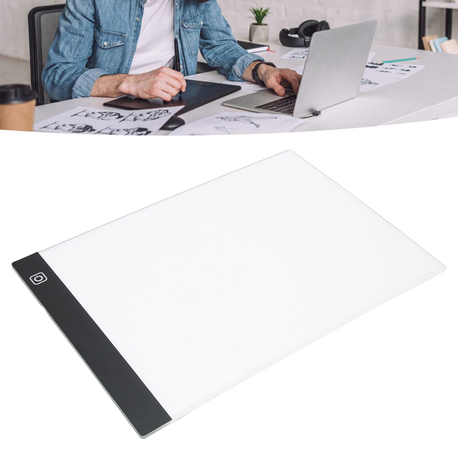 Boîte à Lumière LED, Bloc Lumineux LED USB Variable Pratique pour les Projets de Couture pour l'impression au Pochoir