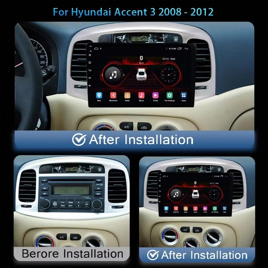 Navegador GPS para Hyundai Accent: Olvide las Pérdidas de Ruta con Mapas UE 2