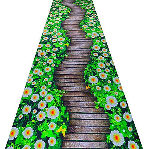 Alfombras de pasillo recortable para solucionar problemas de puertas bajas 2