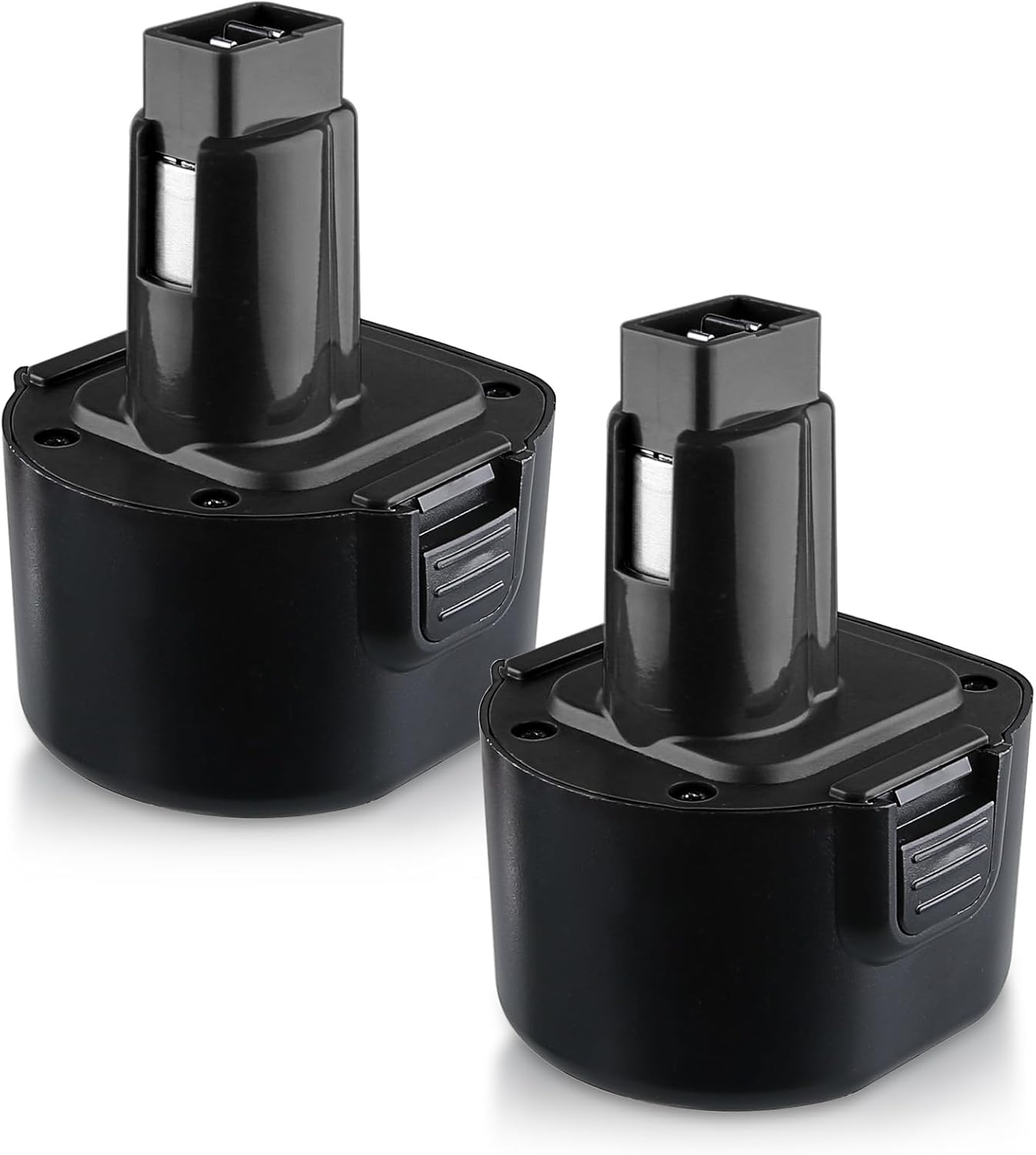 LUMSING DW9062 4.8Ah Ni-Mh Replacement for Dewalt 9.6V Battery Compatible with DW9061 DE9036 DE9061 DE9062 DW926 DW955K DW955 DW926K-2 DW926K DW902 DW050 (2 Pack)