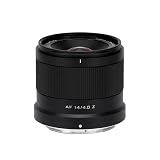 VILTROX Obiektyw pełnoklatkowy AF 14 mm F4.0 Air do Nikon Z-Mount | Ultraszerokie pole widzenia Prime 112,6° STM Autofoc