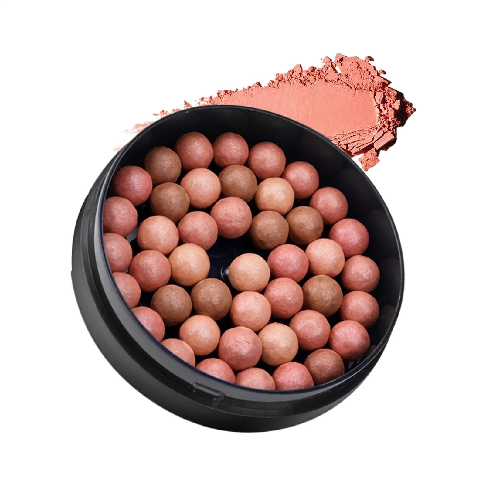 Blush Cream | Long-lasting Natural Blush Ball - Hydrating Face Cosmetics for Under Eye Brightening Highlighting Contouring Cheek Sculpting Mature Skin