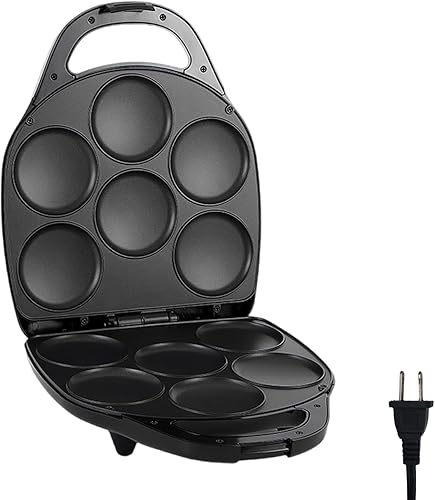 Miniature Pancakes Maker With Nonstick Plates Muffins Baking Machine Electric Griddle For Breakfast Snacks And Desserts Pancakes Maker