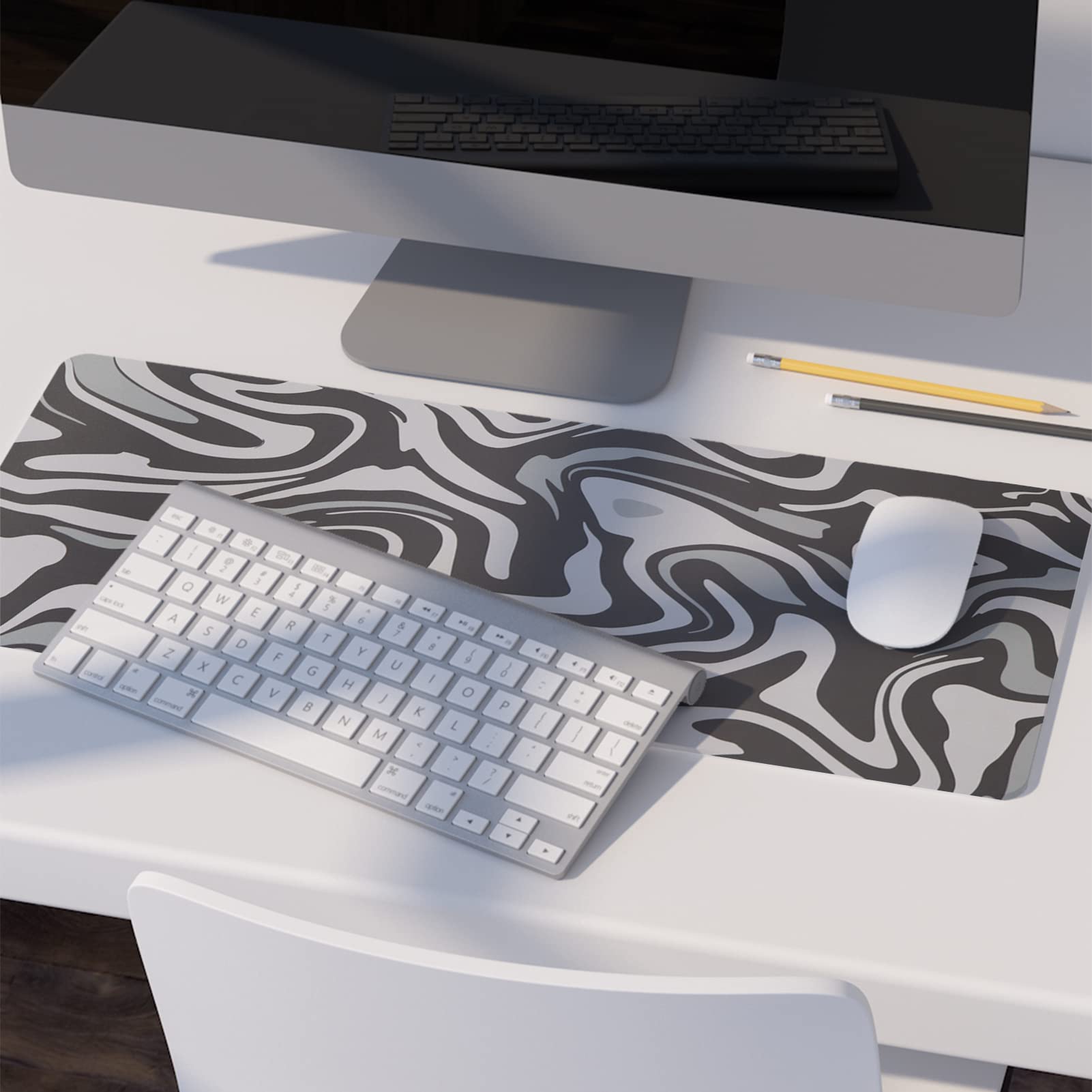 Echoserein Tappetino per ouse da gioco con contorno topografico