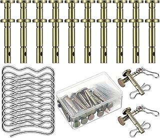 ZJJ Replacement Shear Pin and Cotter Pin Kit, 20Pcs Stainless Steel Corrosion Resistant Snowblower Shear Pins with Storage Box for Replaces 738-04124A and 714-04040