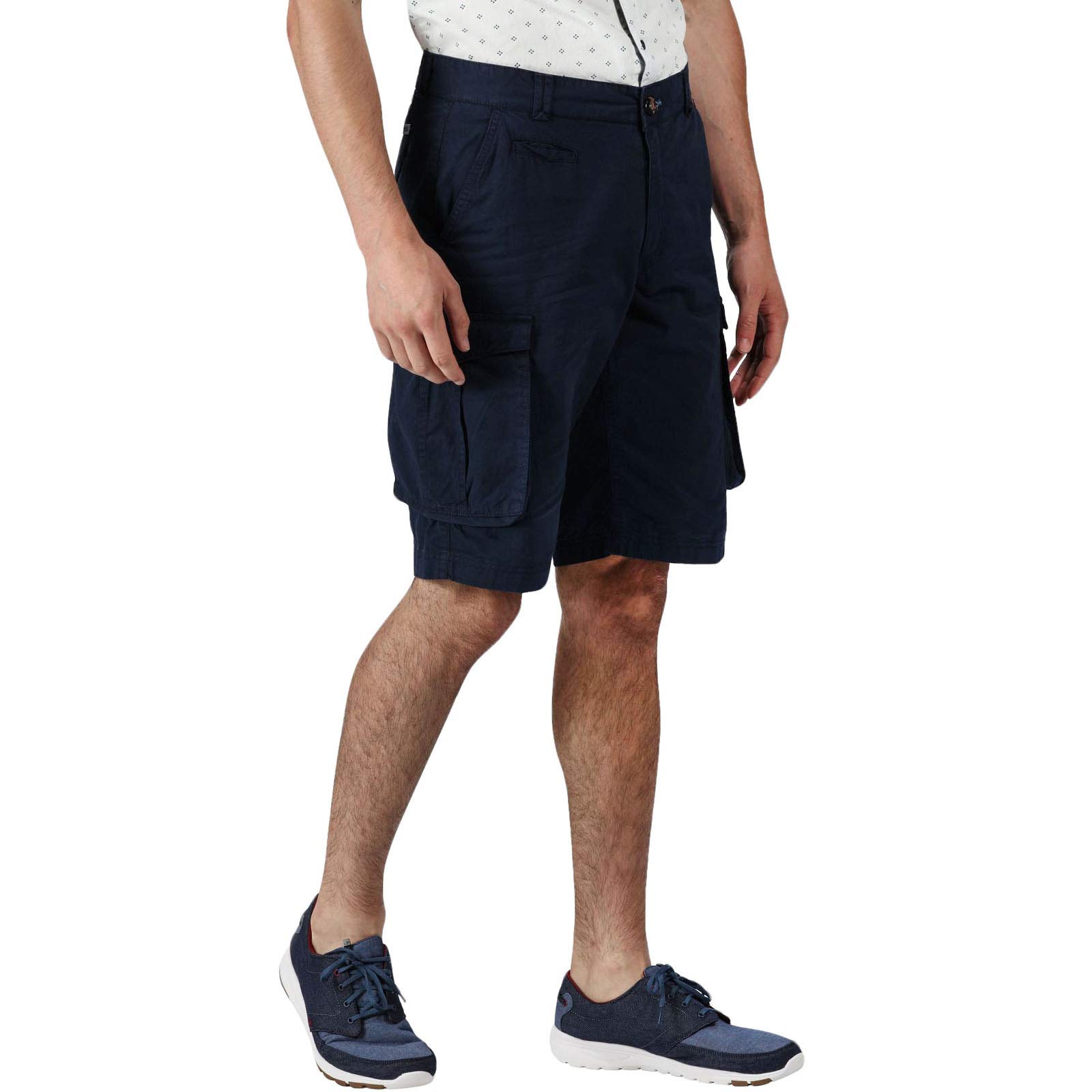 Regatta Men's Shorebay Vintage Look Cargo Shorts Blue