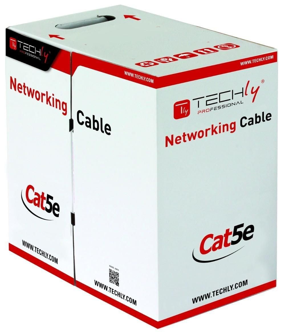 Techly Cavo Rigido U/Utp C5E Cca 305Mt