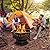 Nouva 24 in Wood Burning Fire Pit - Heavy Duty Hex Shaped Outdoor Firepit with Spark Screen, Safety Ring, Poker, Hexagon Fire Bowl Fireplace for Patio Campfire Bonfire Backyard Picnic