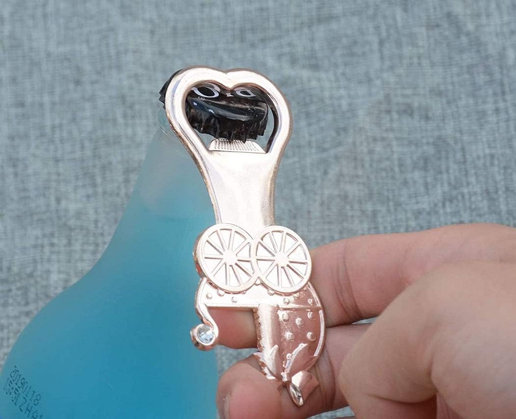 24pcs Bottle Openers for Baby Shower Favors, Bridal Baby Shower Decorations Souvenirs, Poppin Bottles Openers with Exquisite Gifts Box Used for Baby Party (Pink-Baby Carriage, 24)