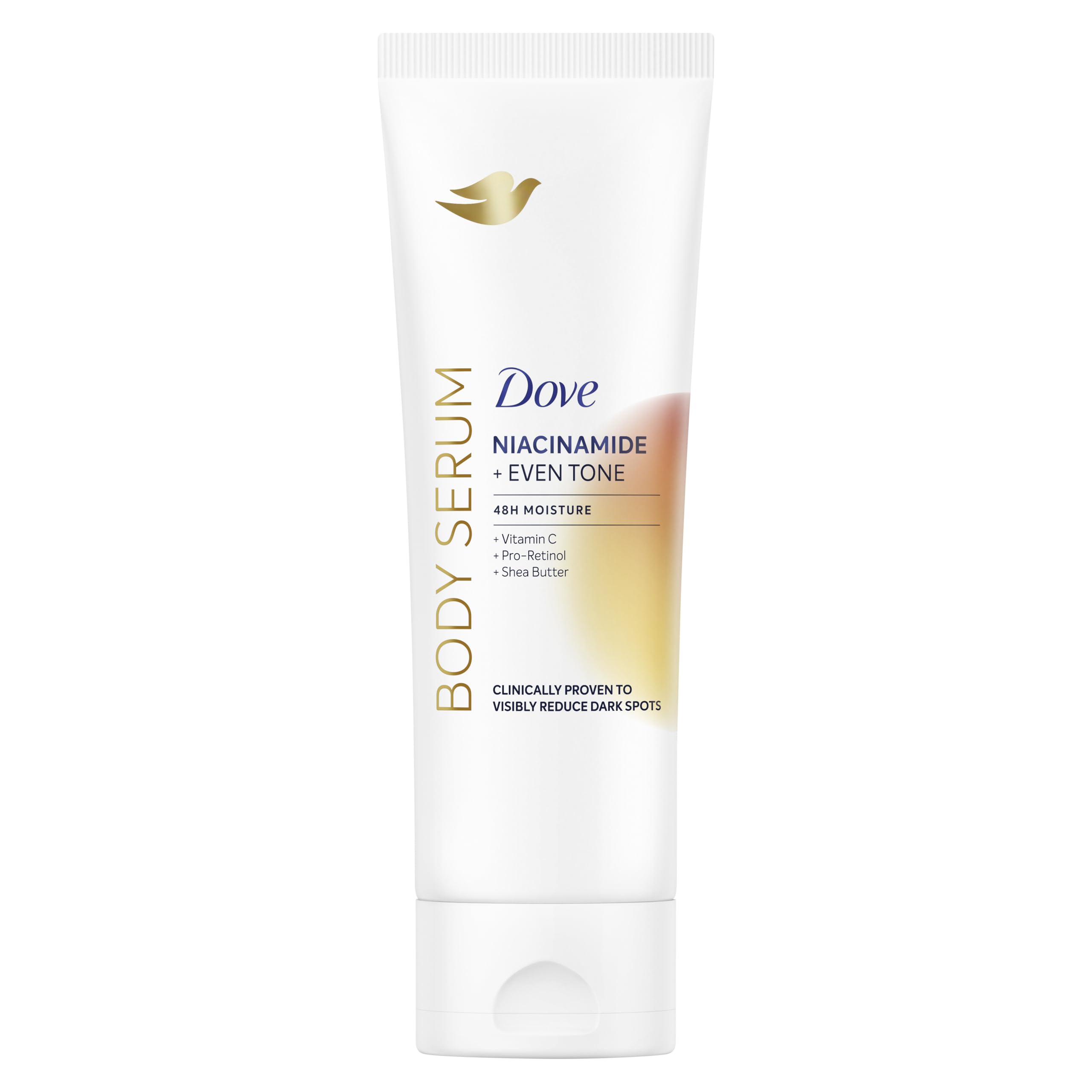 Dove Niacinamide + Even Tone Body Serum 48h serum with Niacinamide, Vitamin C, Pro-Retinol and Shea Butter for dark spots and uneven tone 200 ml