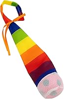 Vista 12 de TFORESTER El juego original de los años 90, mosca más de 50 yardas, béisbol de cuero y cola de nailon tricolor, 8 años, color blanco