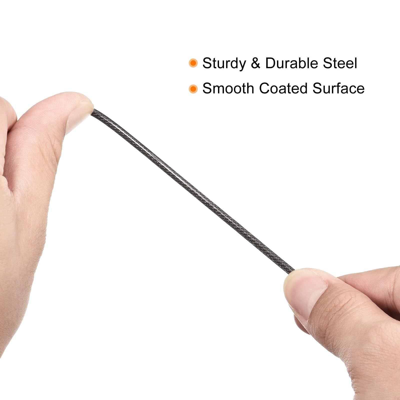 TOP-VIGOR 2Pcs Security Steel Cable - Image 3
