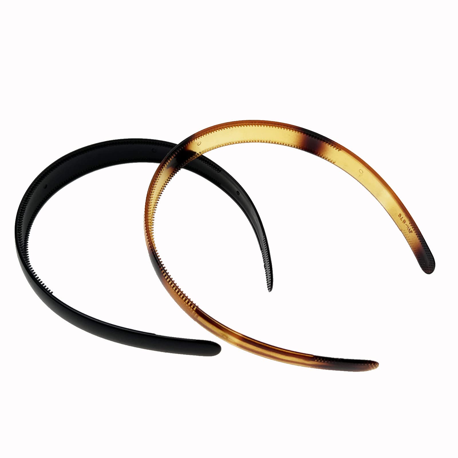 Kotkiddy 7 pezzi Set di cerchietti da donna, vari modelli, cerchietti con perle, fascia in plastica, cerchietti per capelli, fascia per capelli per ragazze e donne (Nero