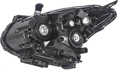 Miniatura 7 de Conjunto de faros delanteros compatible con Nissan Rogue 2008-2013 2014-2015 Rogue Select, faros delanteros del lado del conductor y del pasajero,