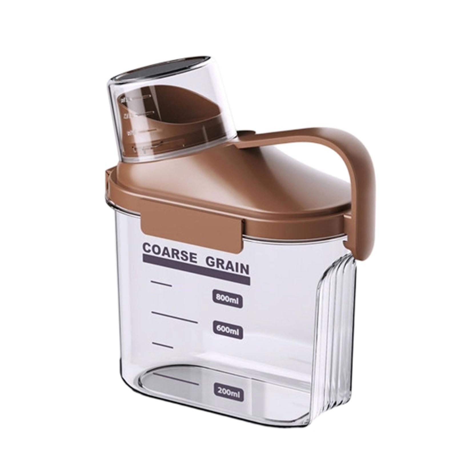 JAMIEKA Small Animal Dry Treats Storage with Tight Lid and Perspective to Preserve Quality and Organization