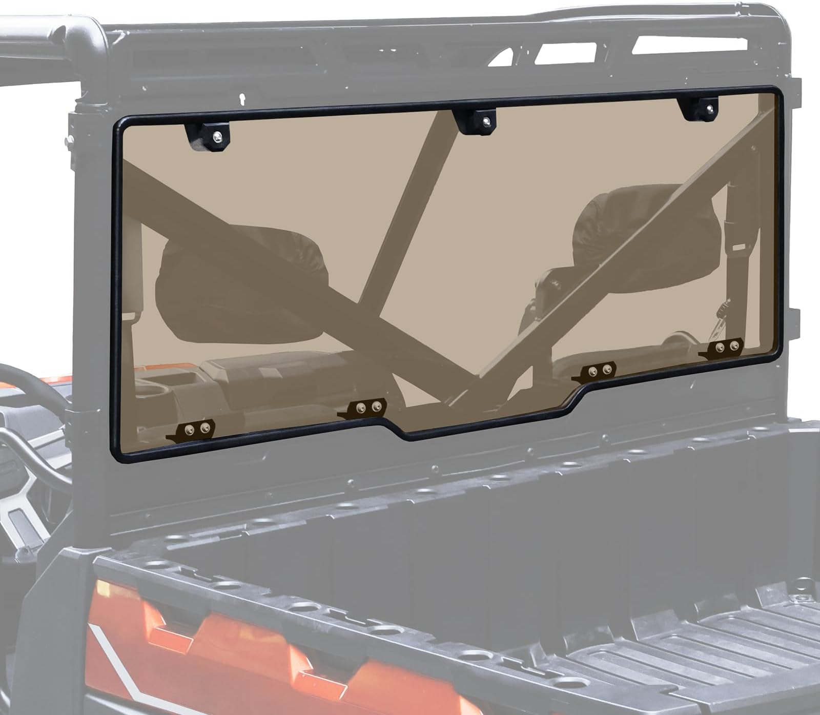 Ranger 1000 Rear Window, StarknightMT Tinted Back Window Rear Windshield Compatible with Polaris Ranger 1000/ XP 1000/ Crew 2017-2025 Ranger XP 900/ Crew 2013-2019 Heavy Duty