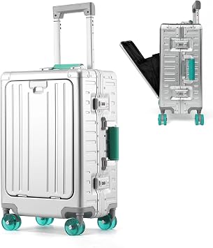 All Aluminium Suitcase Value Protected Luggage Hard Shell Safety