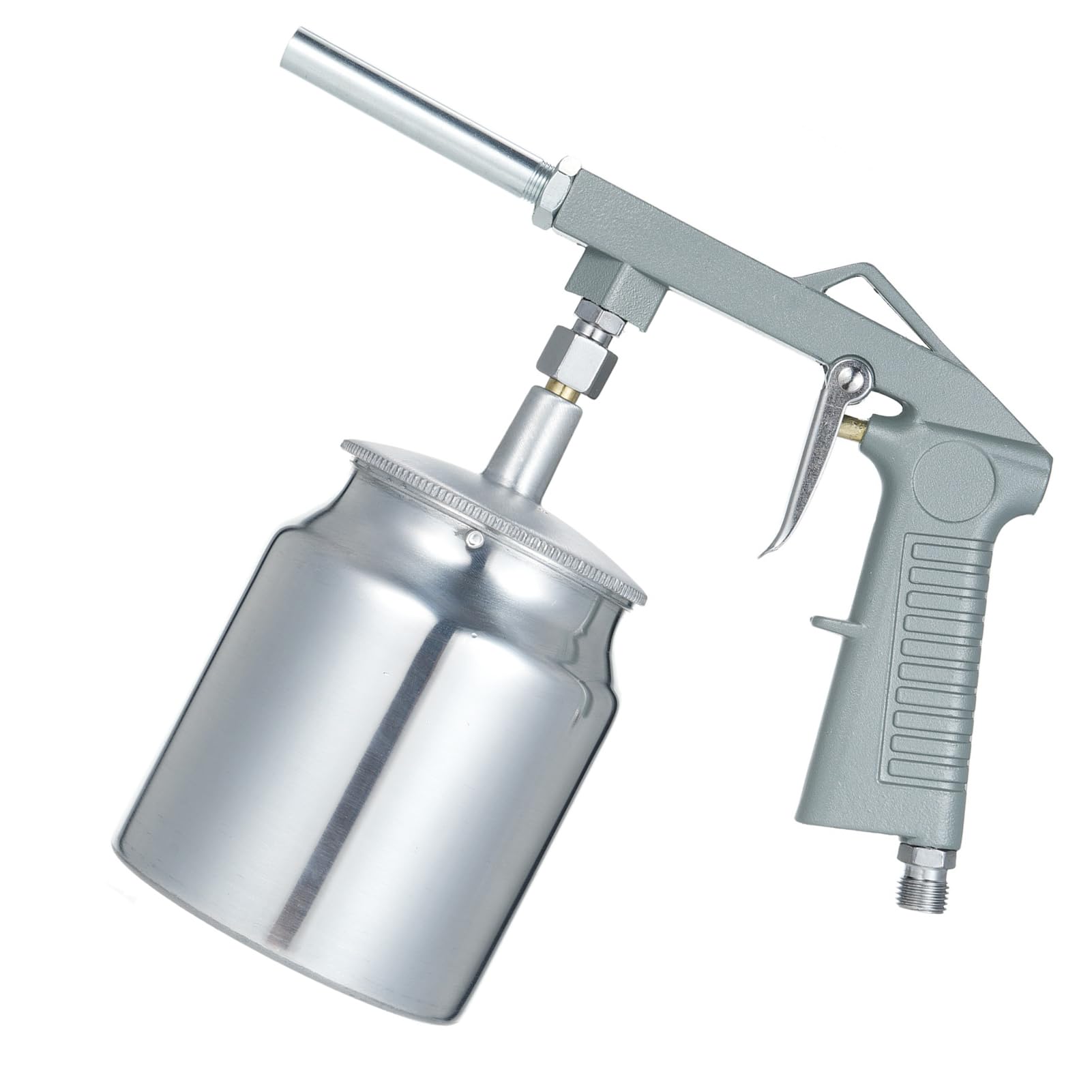 Respicefinem Air Undercoating Spray Machine with 750ml Suction Feed Cup and Cleaning Brush Ideal for Applying Sprayable Truck Bed Liner Coating and Aluminum Pneumatic Automotive