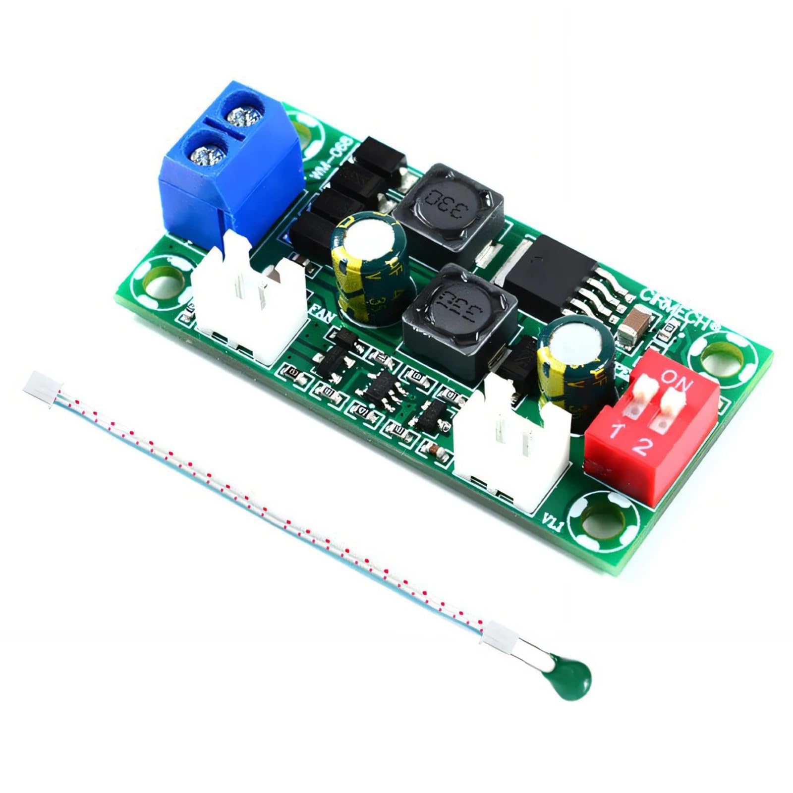 Automatic Temperature Controlled Fan Speed Module 5V 12V 24V for Electronics Cooling Automatic Temperature Control Module