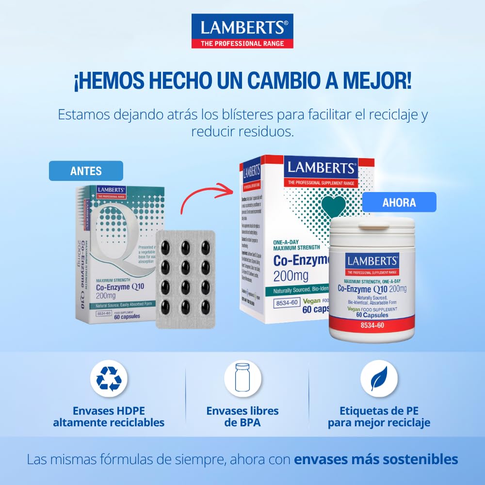 LAMBERTS coenzima q10 60cap suplement diety do codziennego stosowania 200mg