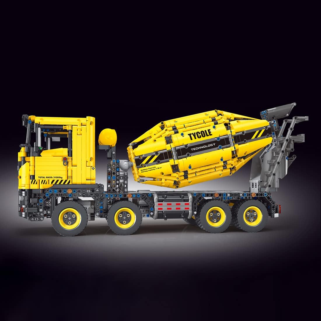 Side view of the MISINI TGL T4005 Cement Mixer Truck