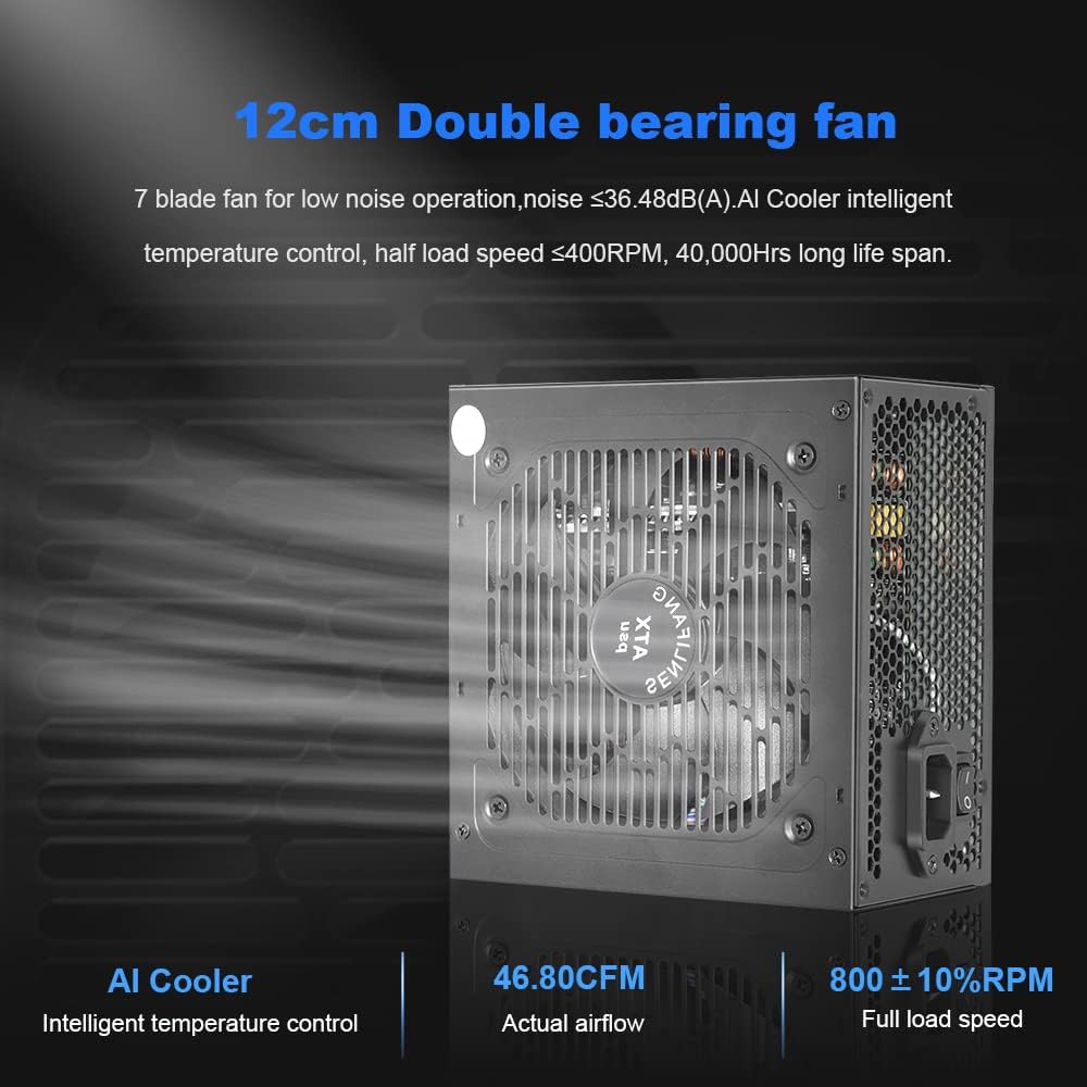 120mm Double Bearing Fan Details
