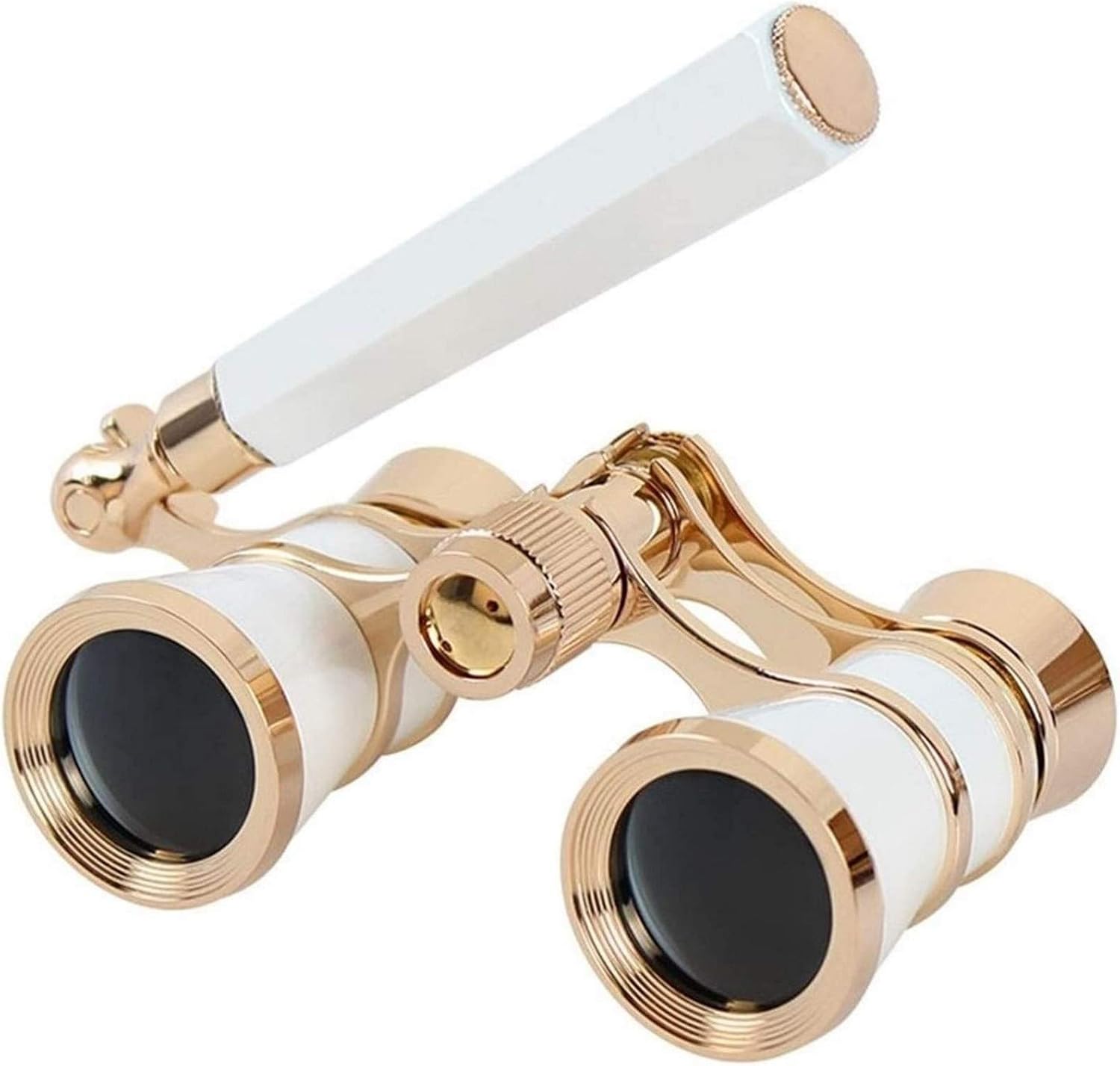 Monoculars for Adults High Power, 3X25 Opera Glasses Binoculars Metal Body with Chain/Handle Optical Lens Theater Telescope Retro Design Women Girls Clear Binoculars