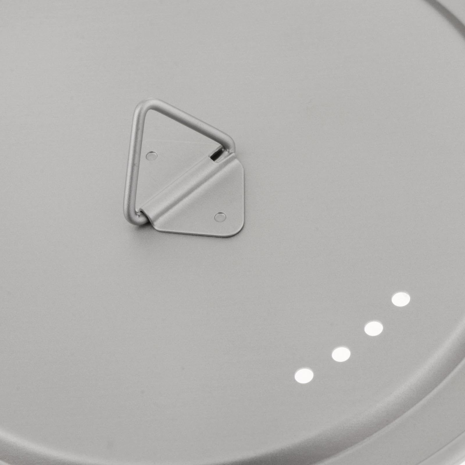 kowaku Portable Titanium Lid for Drinkware and Camping Pot with Loop Feature, 140mm