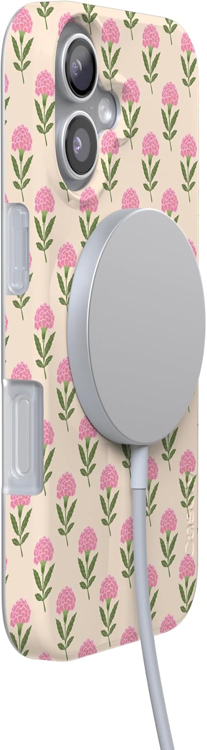 Casely iPhone 17 Case | Jenna's Flowers | Fun on Weekdays | Compatible with MagSafe | Classic Ultra Slim Design
