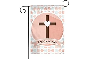 First Communion Garden Flag