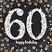 Produktbild amscan 16 Servietten * Sparkling 60. * für eine Party zum Geburtstag // Napkins sechzig Sixty