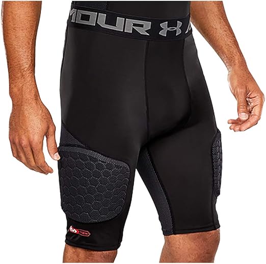 nba padded compression shorts