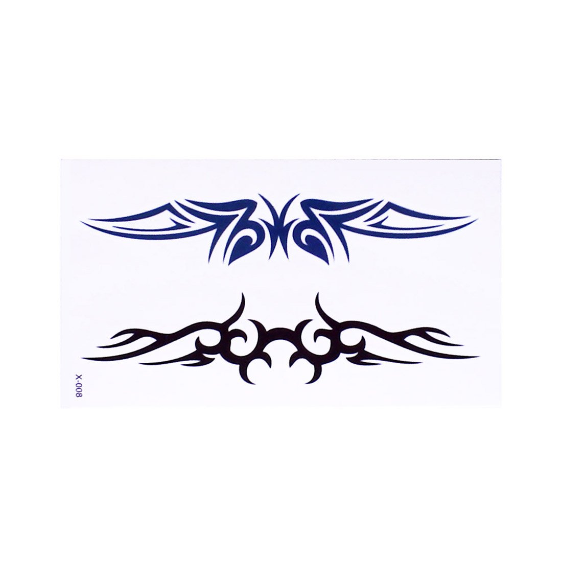 S.A.V.I 3D Temporary Tattoo Totem Design Size 10.5x6cm - 1pc. (08-1), Black, 9 g-picture-25